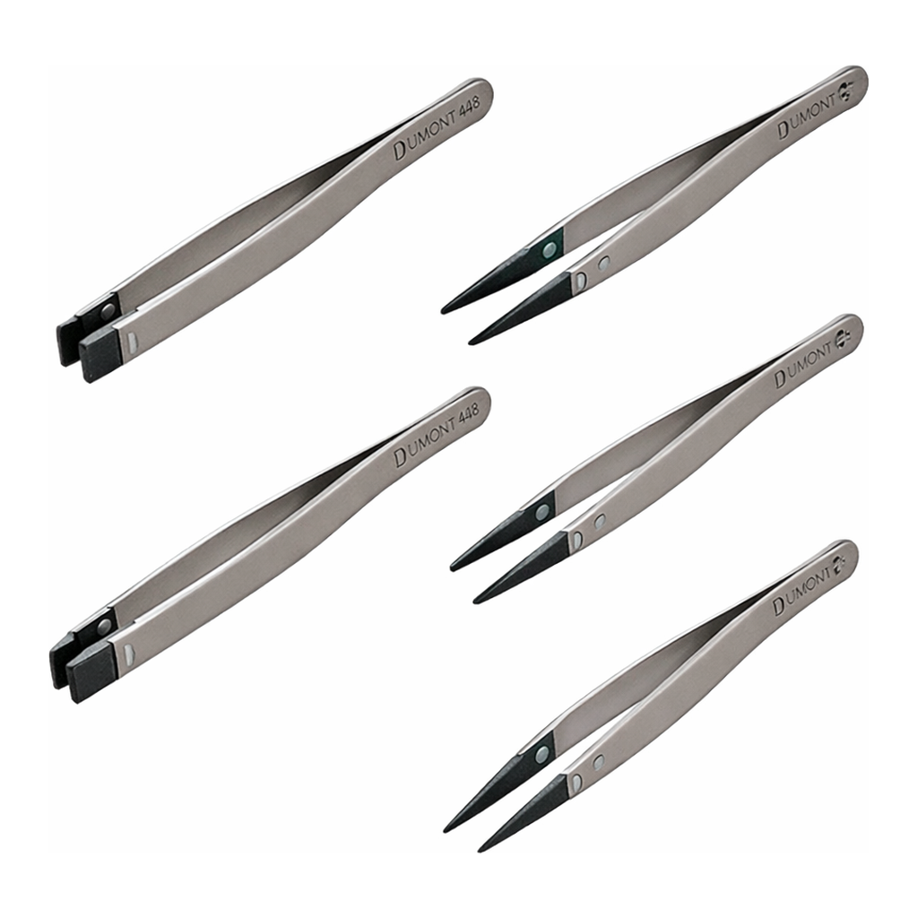 Daihan Science Fibertip Tweezer, Non-Magnetic Steel, 130/190℃ Stable, 카본 하이버 팁 트위저