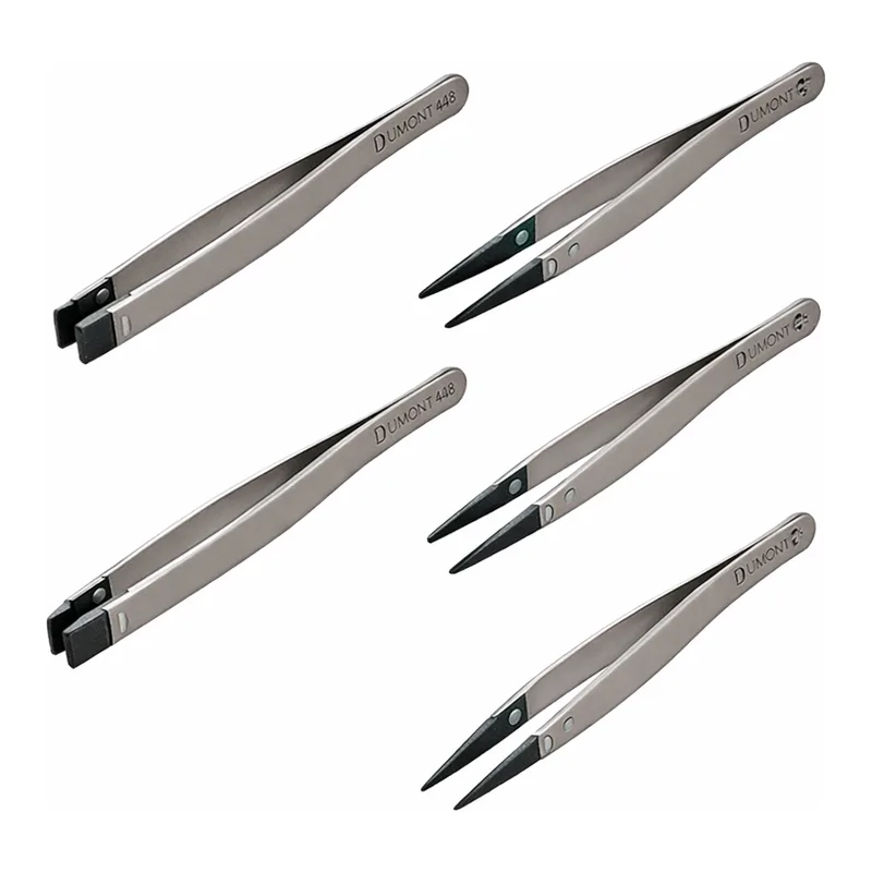 Daihan Science Fibertip Tweezer, Non-Magnetic Steel, 130/190℃ Stable, 카본 하이버 팁 트위저