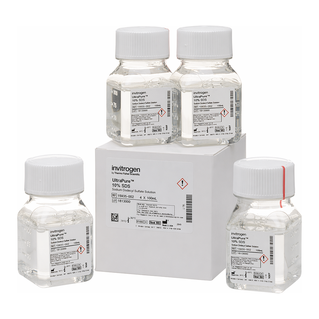 Thermo Fisher Scientific UltraPure SDS Solution, 10%, 4 x 100 mL