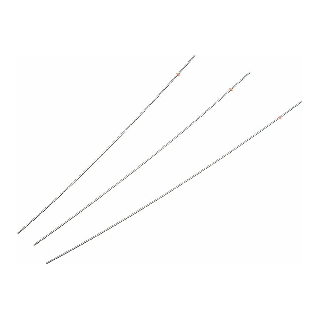 Restek Capillary Tubing, SS, 1/16inOD x 0.005 ID x 30cm L, 3-pk Red