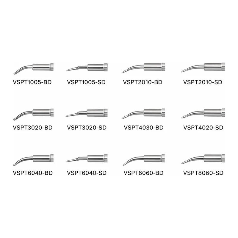 SIPEL 마이크로 VAC 팁 VSPT/굽은타입 TIp