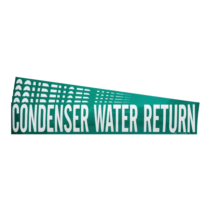 Brady CONDENSER WATER RETURN Polyester Pipe Markers