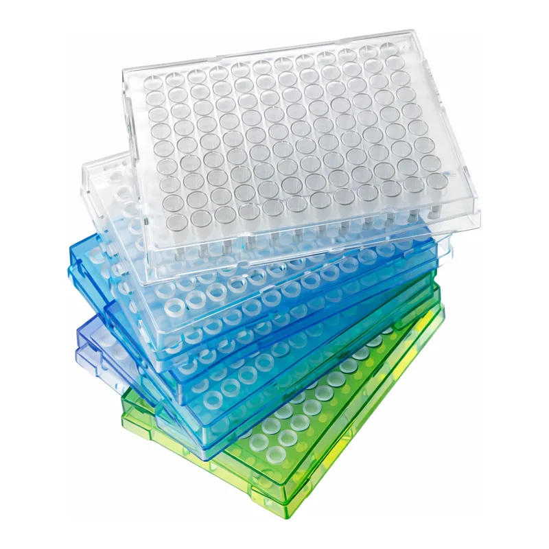 Thermo Fisher Scientific Armadillo PCR Plate, 96-well, green, semi-skirted, low profile, clear wells