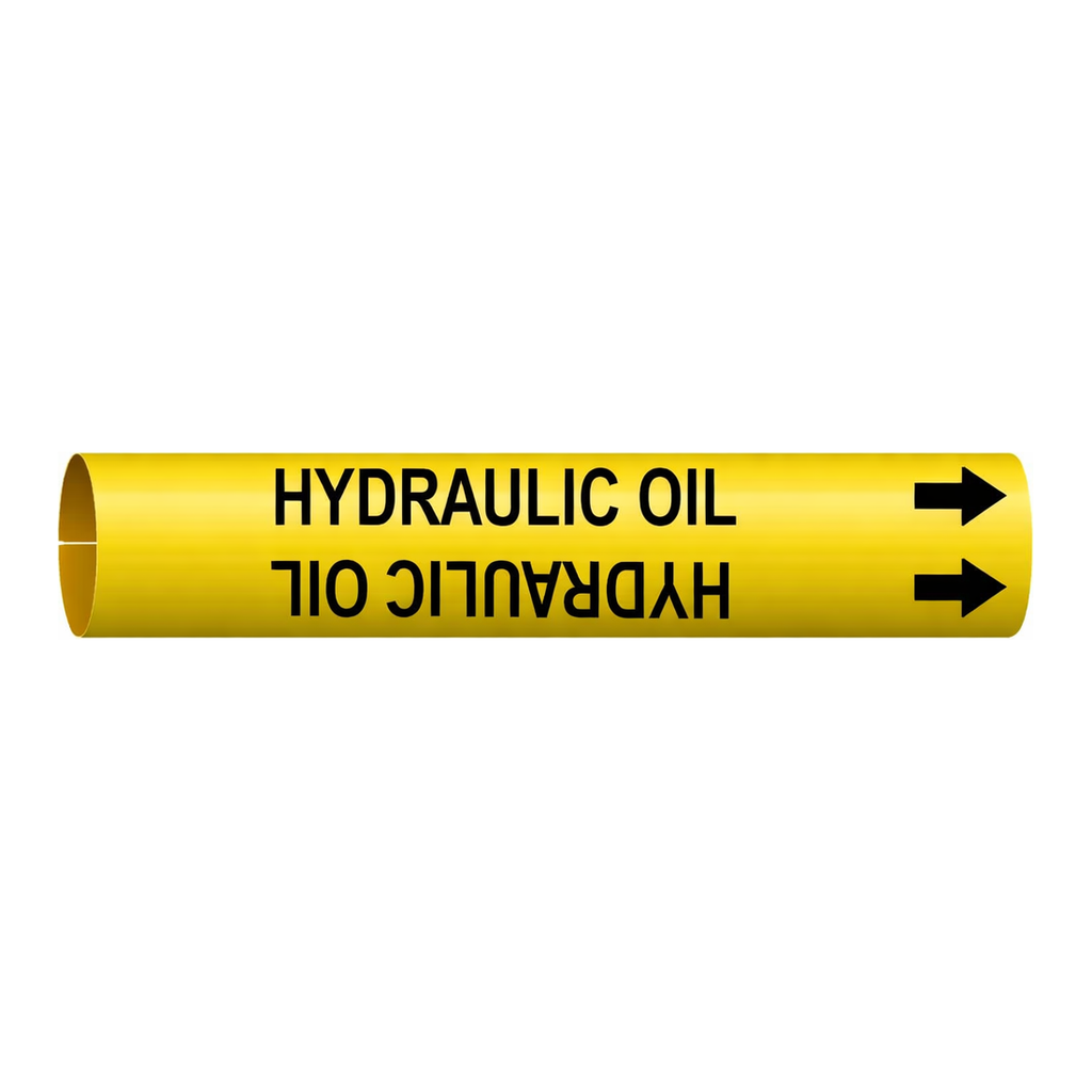 Brady HYDRAULIC OIL Snap-On Pipe Marker