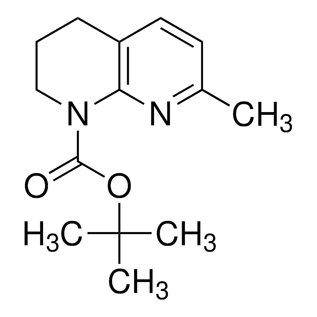 Merck 7-Methyl-3,4-dihydro-2H-[1,8]naphthyridine-1-carboxylic acid tert-butyl ester