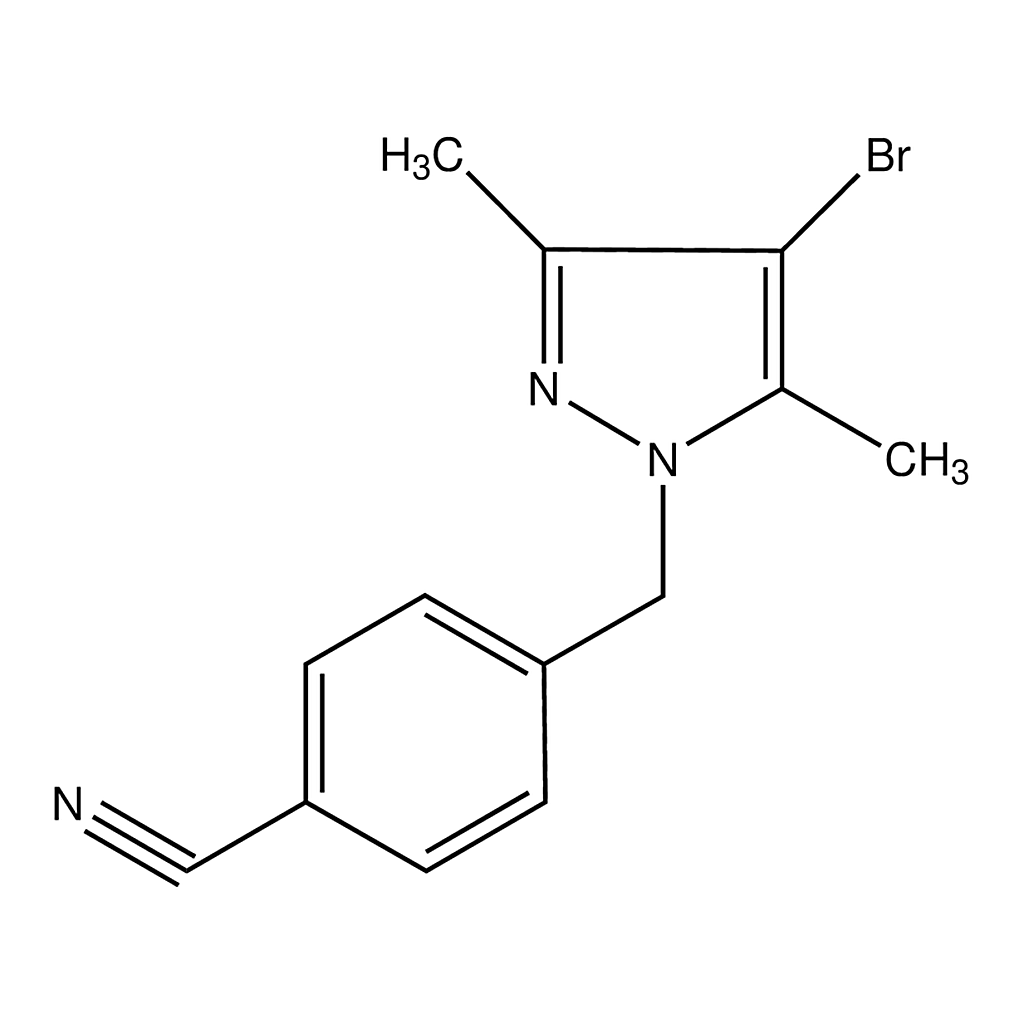 Merck 4-((4-Bromo-3,5-dimethyl-1H-pyrazol-1-yl)methyl)benzonitrile