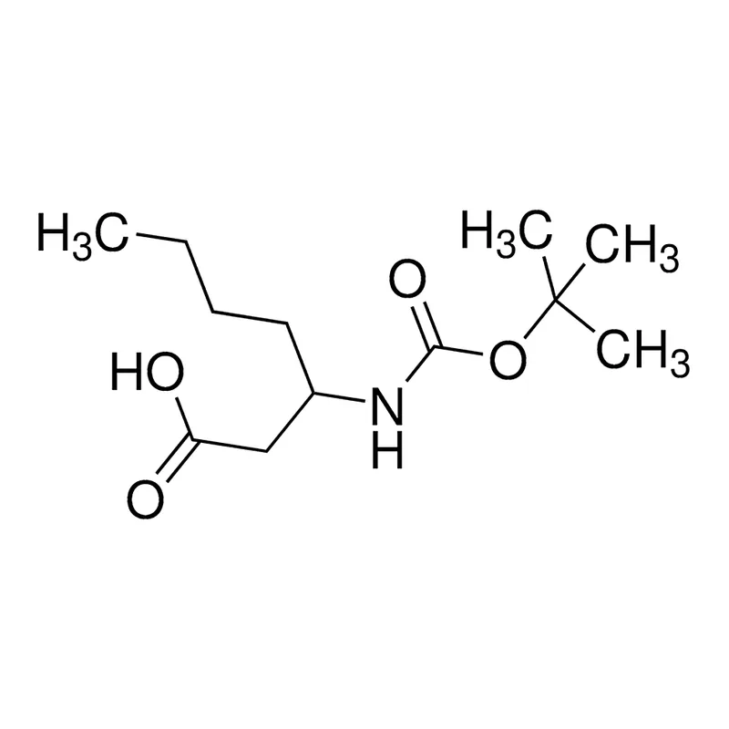 Merck 3-tert-Butoxycarbonylamino-heptanoic acid