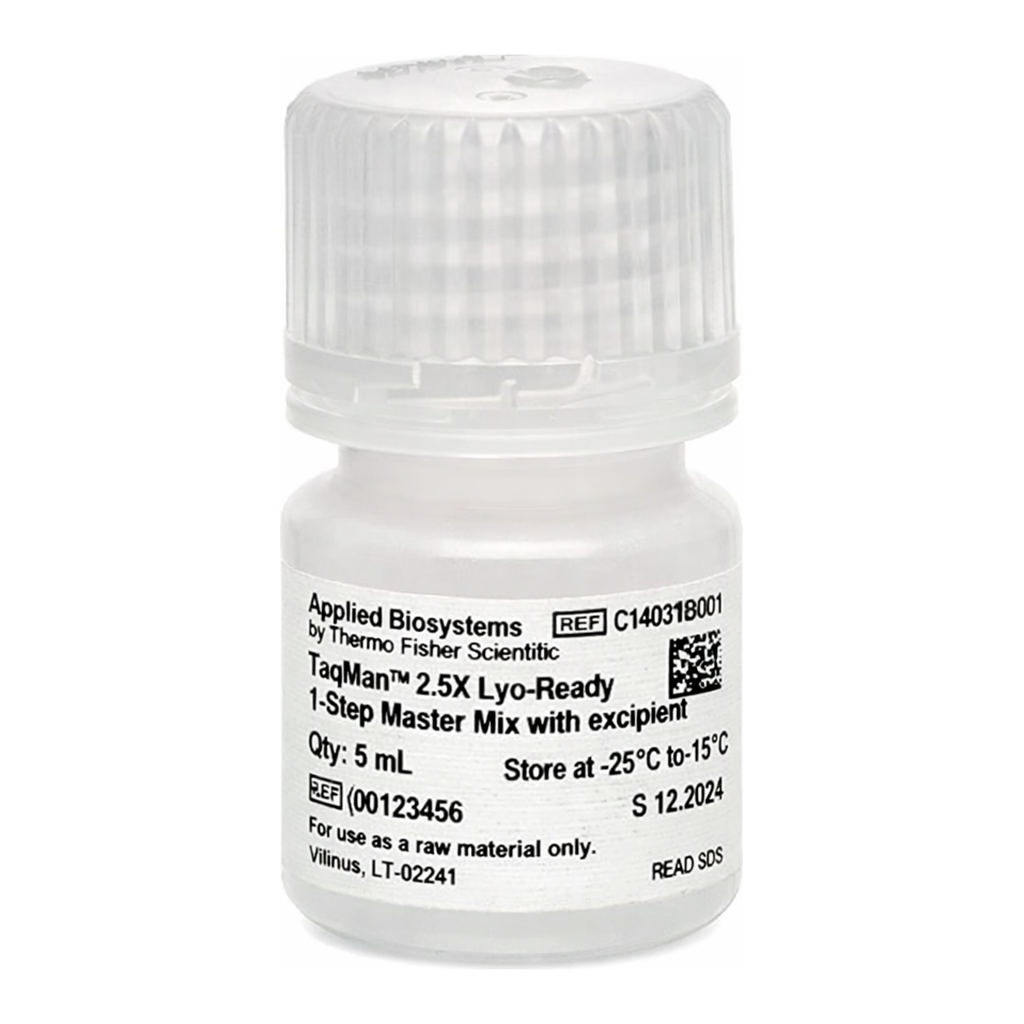 Thermo Fisher Scientific TaqMan 2.5X Lyo-Ready 1-step qPCR Master Mix, with excipient, 5 mL