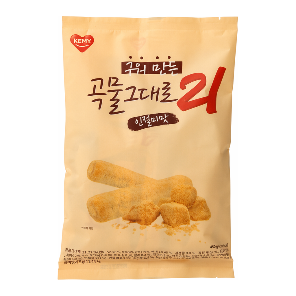 OFFICENEX 구워만든 곡물그대로21 인절미(450g/개미식품)