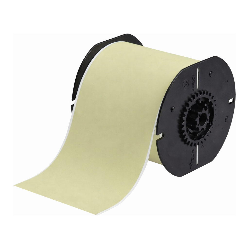 Brady Ultra Heat Resistant Amber 2 mil Polyimide Circuit Board Label Tape for B30 Printers - 4"