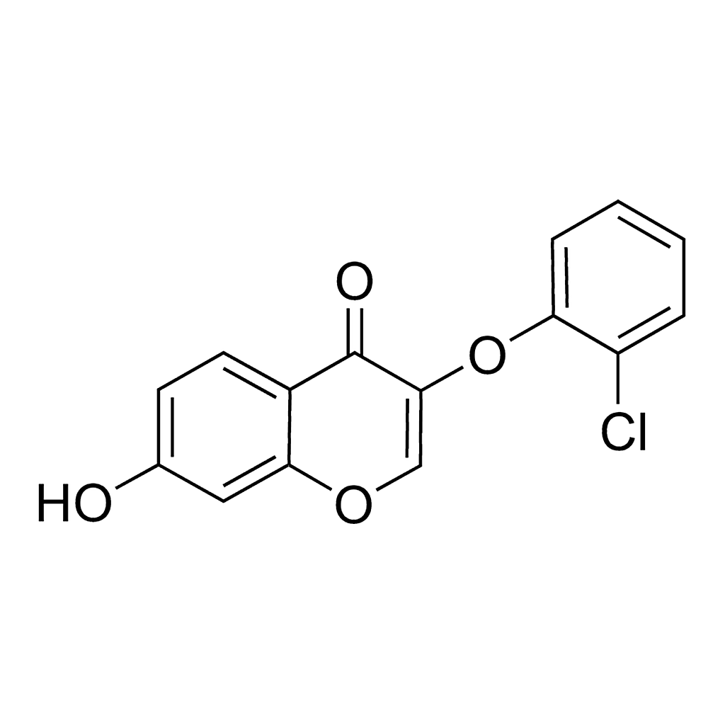 Merck 3-(2-Chlorophenoxy)-7-hydroxy-4H-chromen-4-one