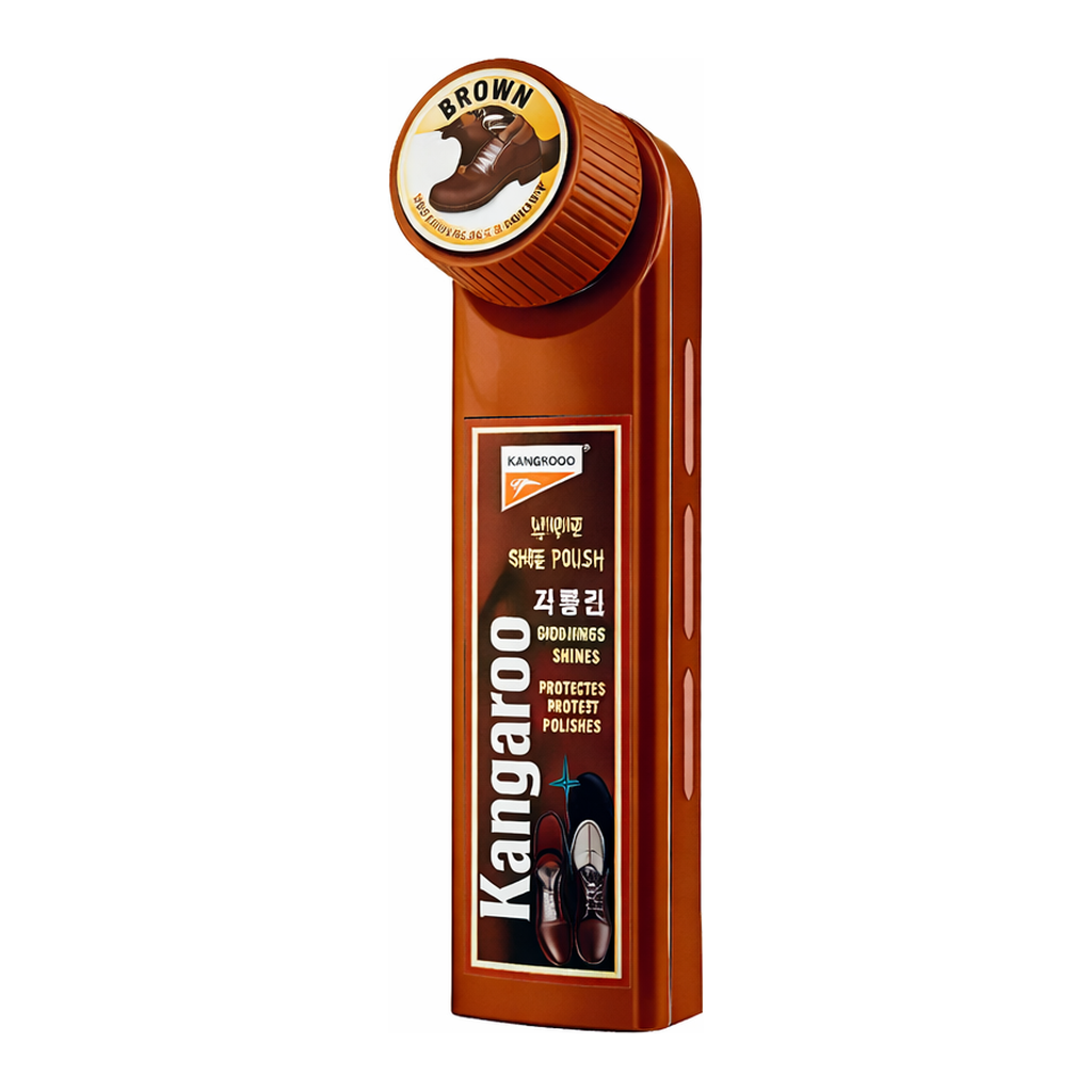 OFFICENEX 액체 구두약(갈색/50ml/캥거루)