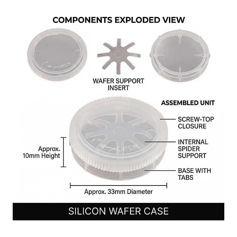 Premium Single Wafer Carrier (1~4inch)