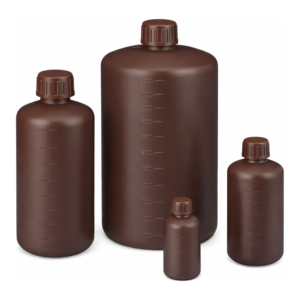 AS ONE Wide-Mouth Round Shading Bottle, 광구 원형 차광병