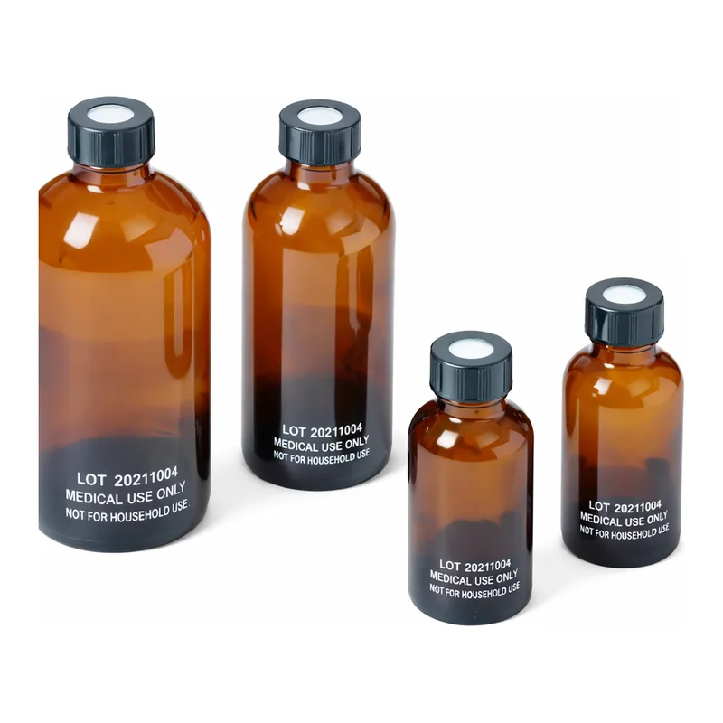 Merck SCREW-CAP AMBER SEPTUM BOTTLE120ML PK12