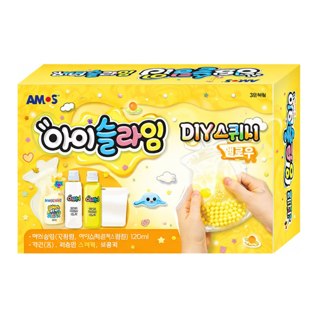OFFICENEX 아이슬라임 DIY 스퀴시 (옐로우)