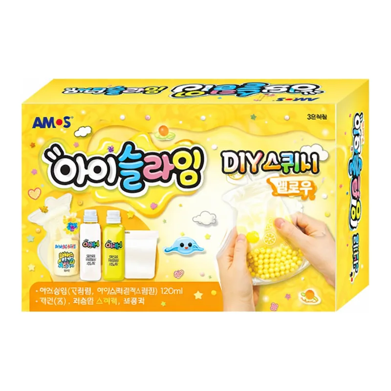 OFFICENEX 아이슬라임 DIY 스퀴시 (옐로우)