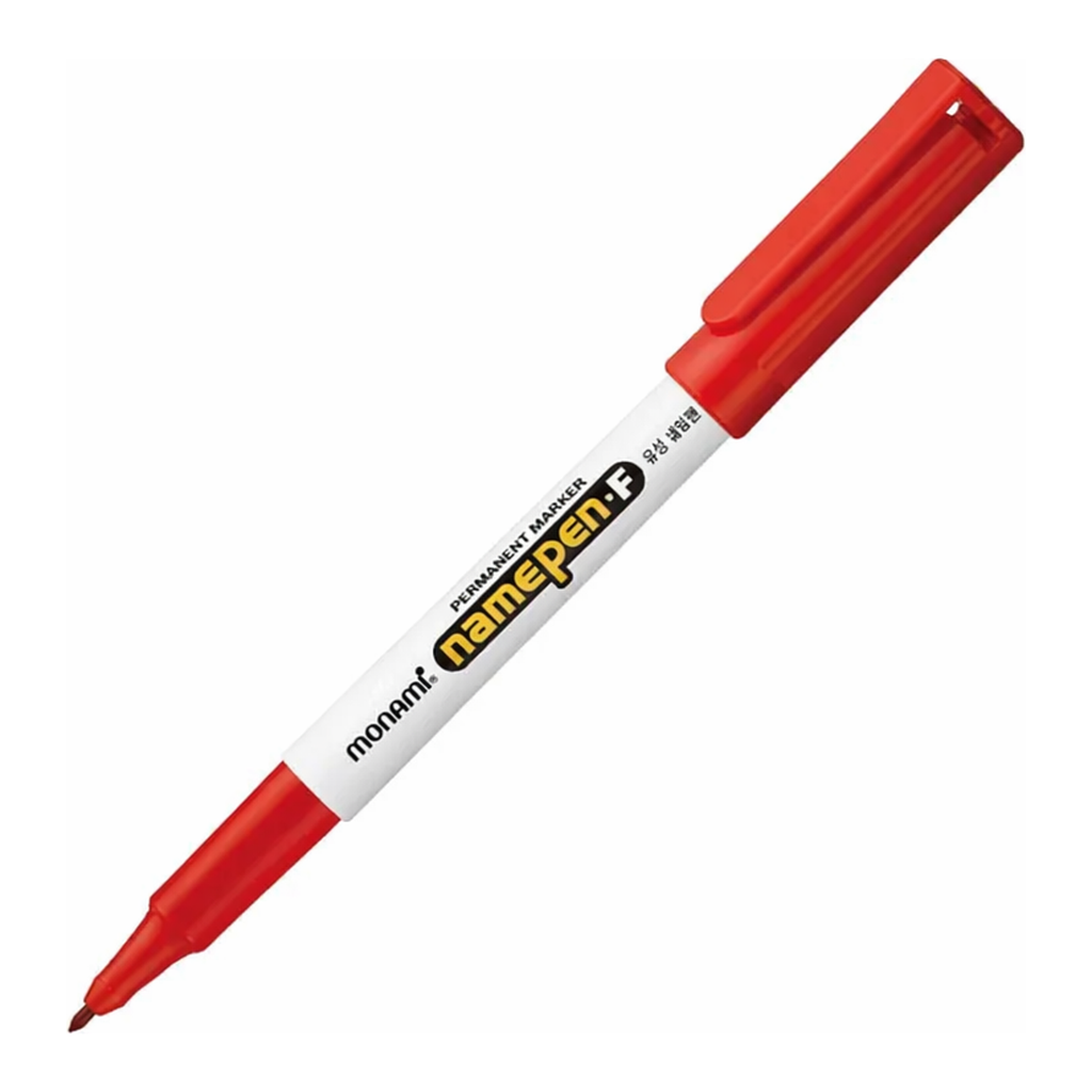 OFFICENEX 모나미 네임펜F(1.0mm 적색)