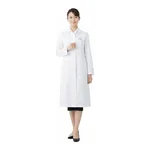 AS ONE White Lab Coat Women-Single (urethane laminate processing), 여성용 랩코트 싱글 (우레탄 가공)