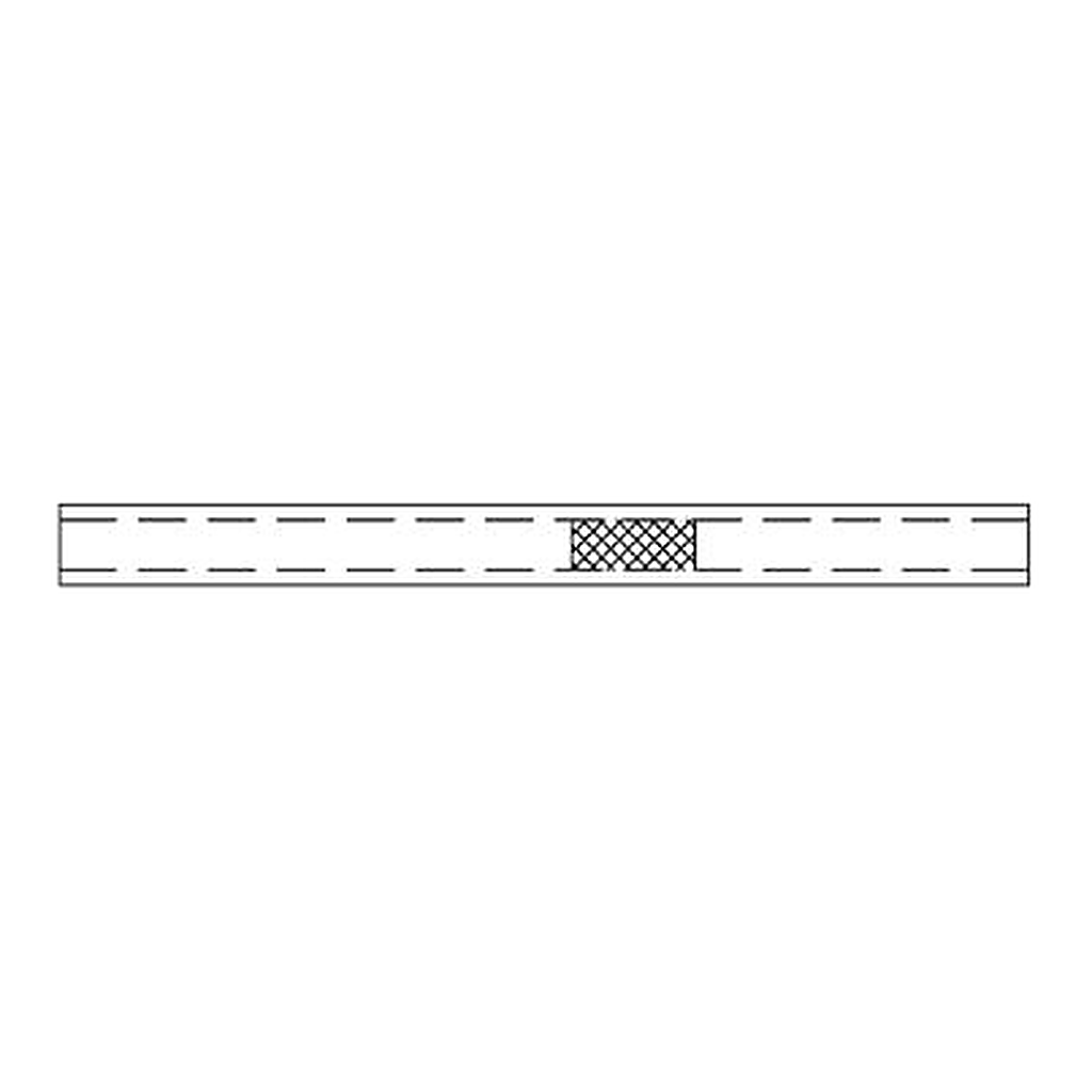 Restek Splitless Liner, 4 mm x 6.5 x 78.5 for Agilent GCs Base Deact., w/Base Deact. Wool, 5-pk.