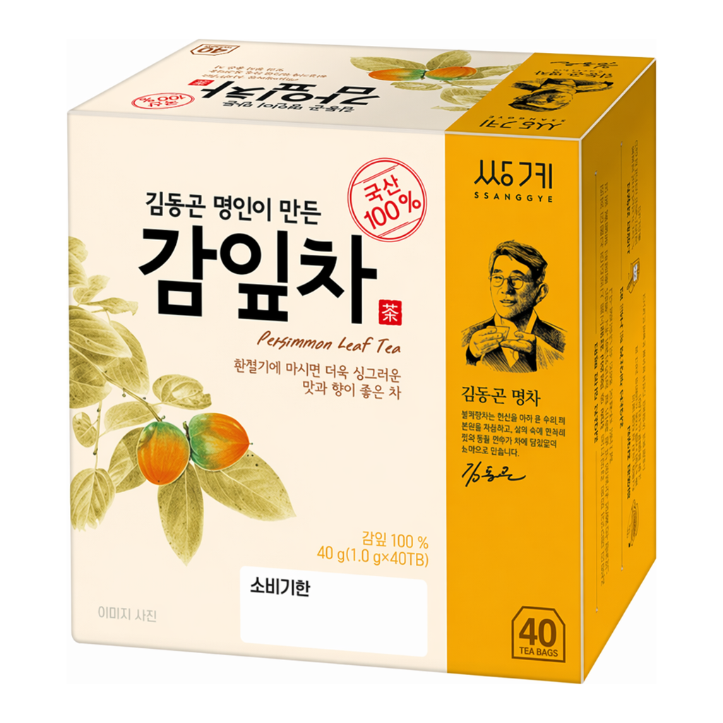 OFFICENEX 쌍계 김동곤명인차 감잎차 40T