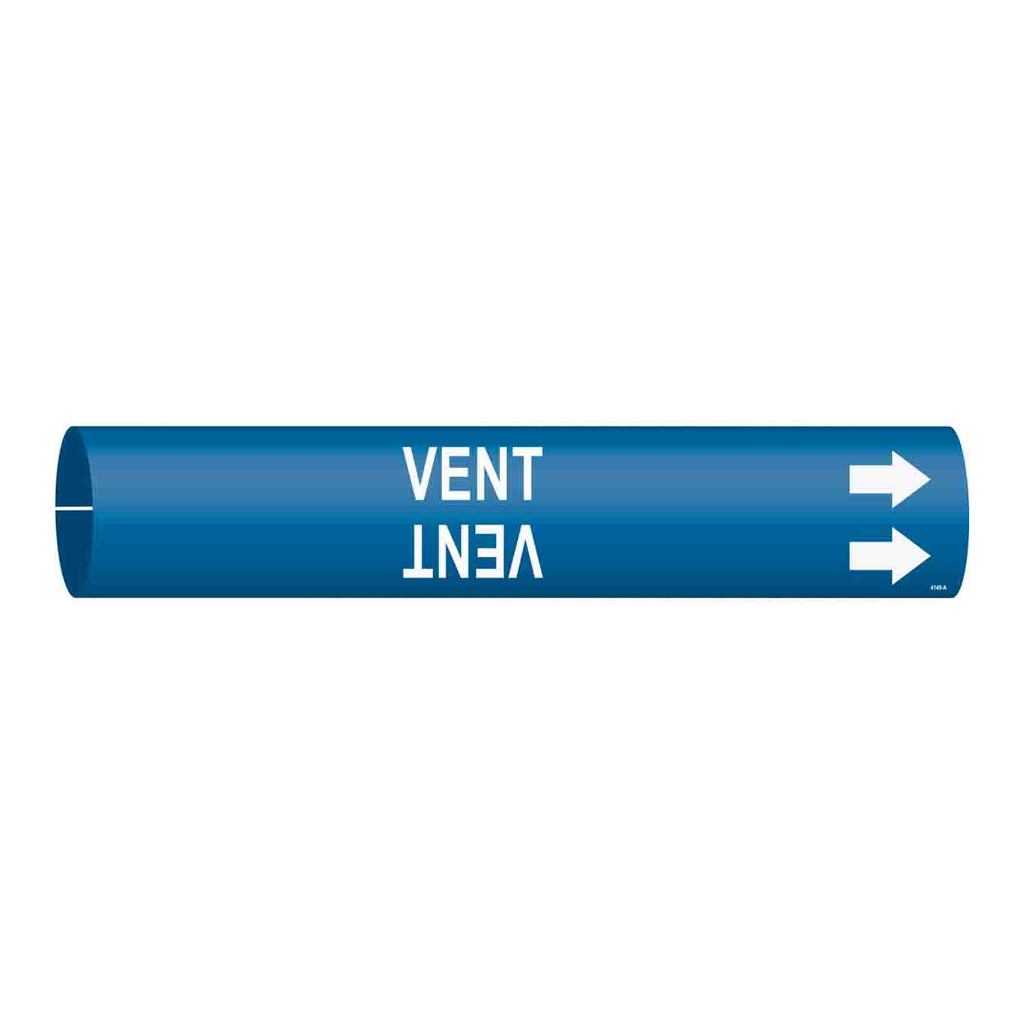 Brady VENT Snap-On Pipe Marker