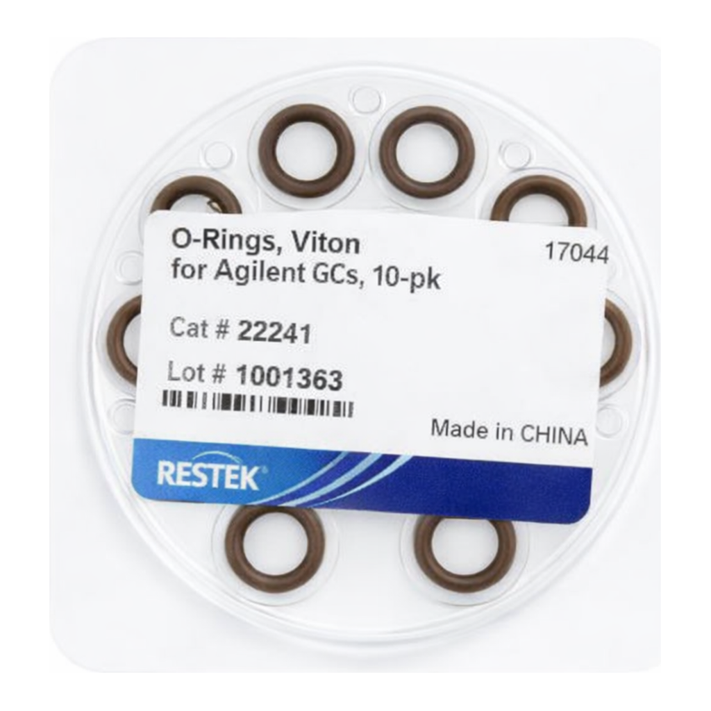 Restek O-Rings, Viton, for Agilent GCs, 10-pk