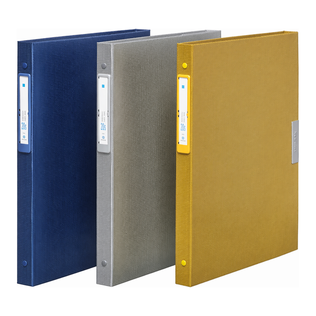 OFFICENEX 문화 뉴라이너 클리어화일 20매(A4/금색/F850-71)