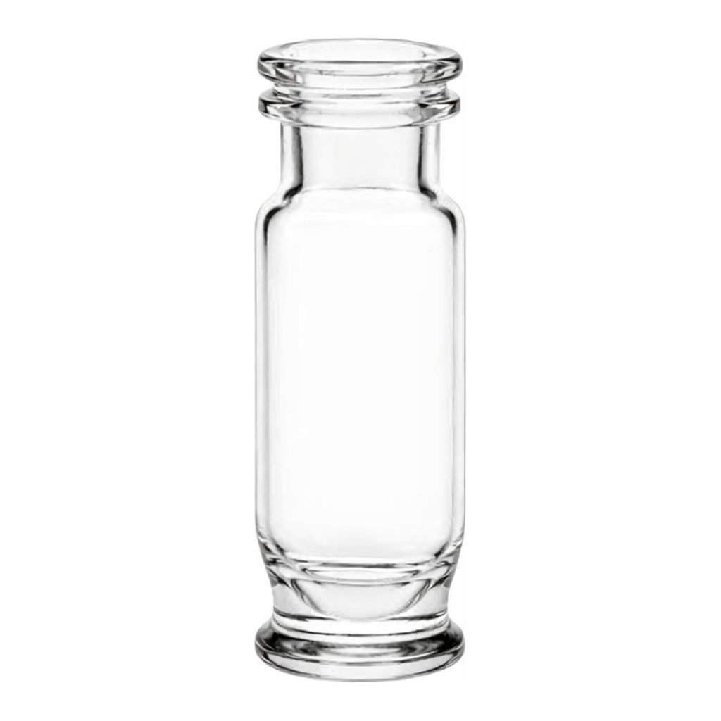 Waters Deactivated Clear Glass 12 x 32 mm Snap Neck Max Recovery Vial, 1.5 mL Volume, 100/pk