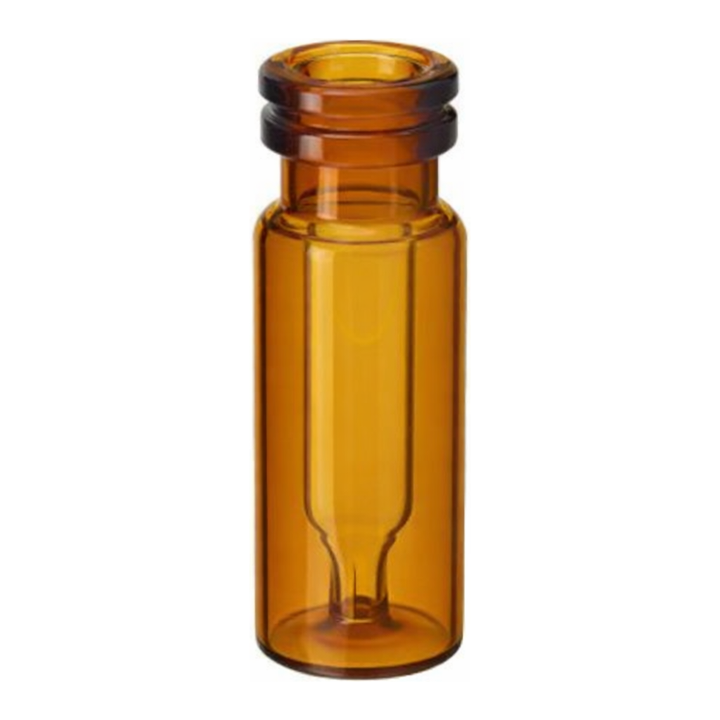 Restek Interlocked Vial/Insert, 300uL Amber, 11mm Crimp or Snap Ring 100-pk