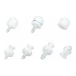 AS ONE Luer Fitting (PVDF. for Soft Tube), 루어 피팅(PVDF제·경질튜브용)