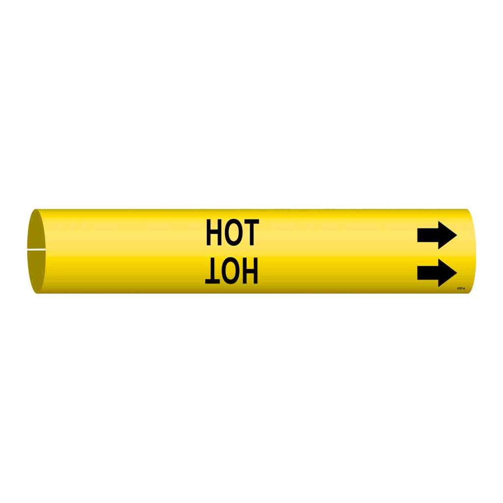 Brady HOT Snap-On Pipe Marker