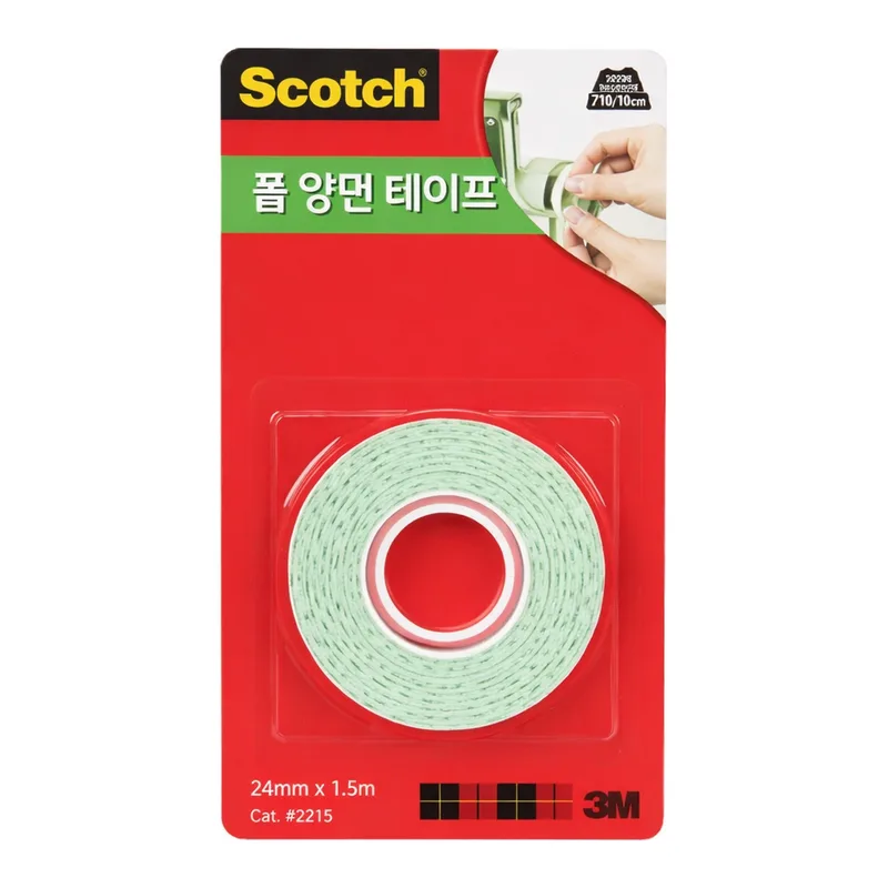 OFFICENEX 3M 스카치폼양면테이프 2215(24mmx1.5m)