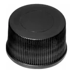Waters 13 mm Solid Black Cap with PTFE/Silicone liner, 100/pk