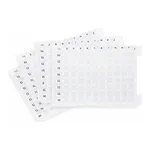 Agilent Mat 96, Rd, pre-slitted, silicone 50/pk