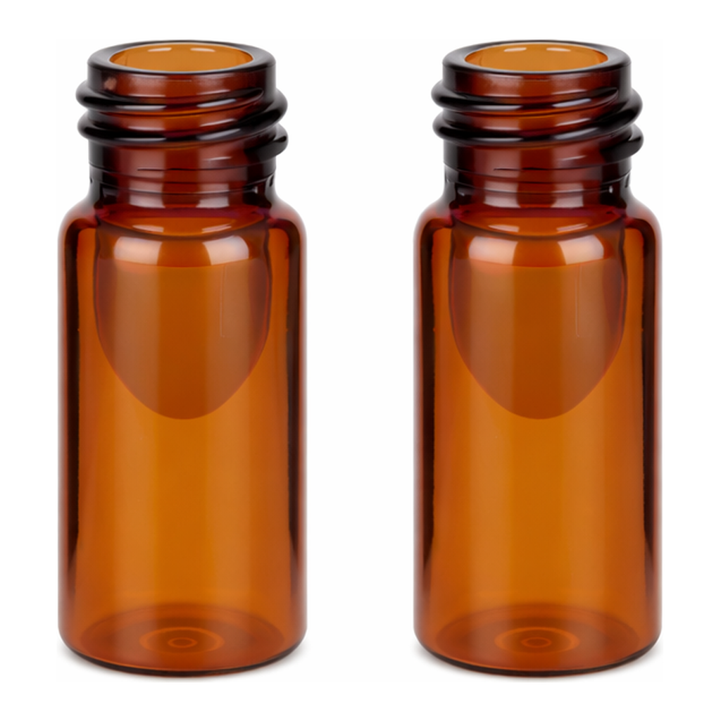 Daihan Science Amber “V”-Vial, Max Sample Recovery, Boro-glass 3.3 & 5.0, with V-Conical Bottom