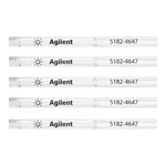 Agilent Liner, GenPurpose, GW Taper, Deac, 5PK