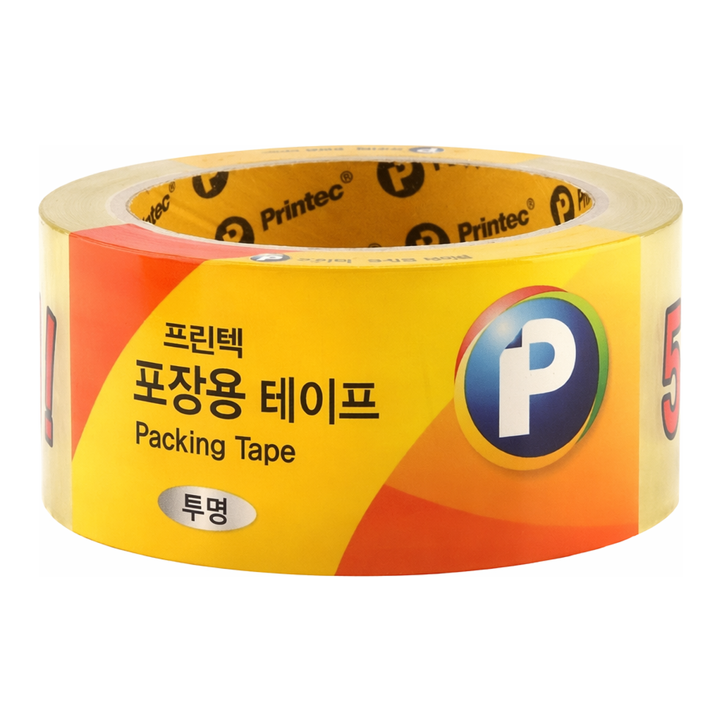 OFFICENEX 프린텍 포장용테이프 투명 OPP P4845