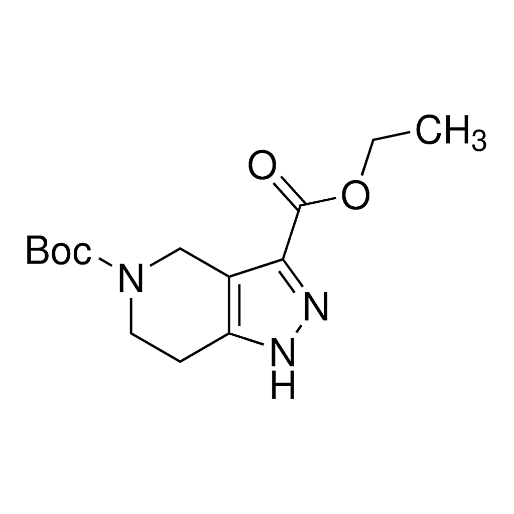 Merck 5-t-Butyl 3-ethyl 6,7-dihydro-1H-pyrazolo[4,3-c]pyridine-3,5(4H)-dicarboxylate