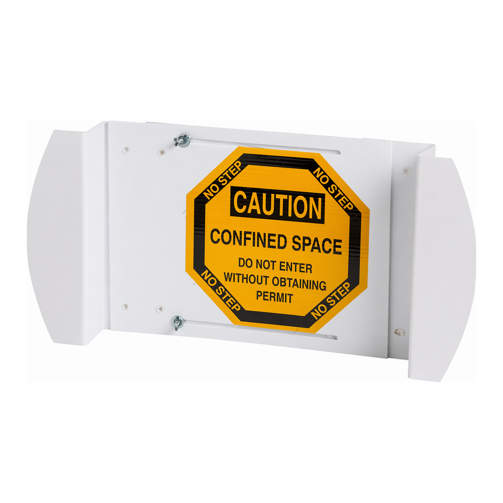 Brady CAUTION Confined Space Do Not Enter Without Obtaining Permit Sign