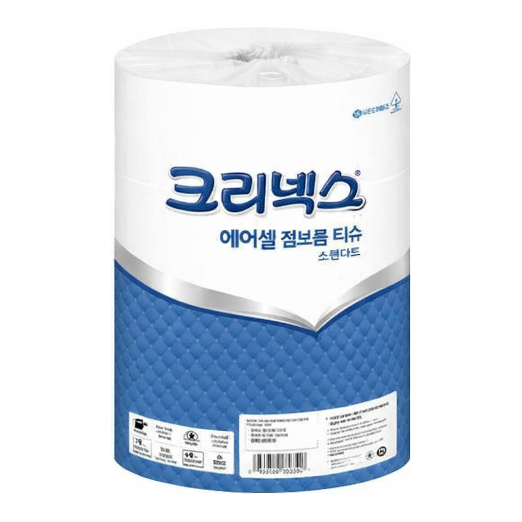 OFFICENEX [P]크리넥스 에어셀 스탠다드 점보롤(270m*4롤x4팩(16롤)/박스)친환경 인증 상품