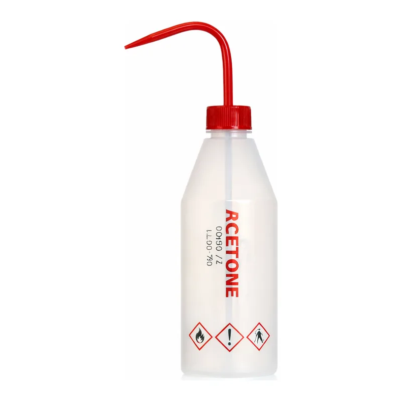 Merck Azlon Pre-Labelled Narrow Neck Wash Bottles with jet-tip aperture