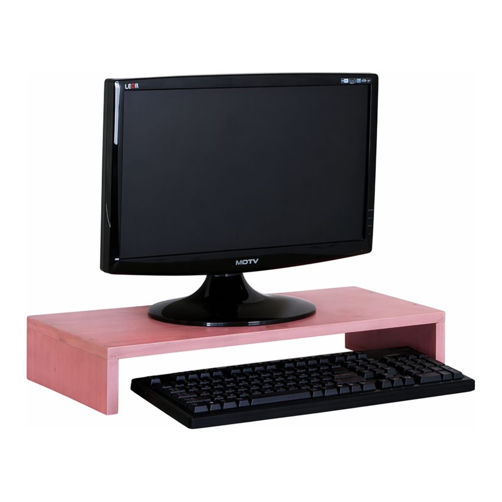 OFFICENEX [P]모니터받침대 1단/550*218*85핑크옹이