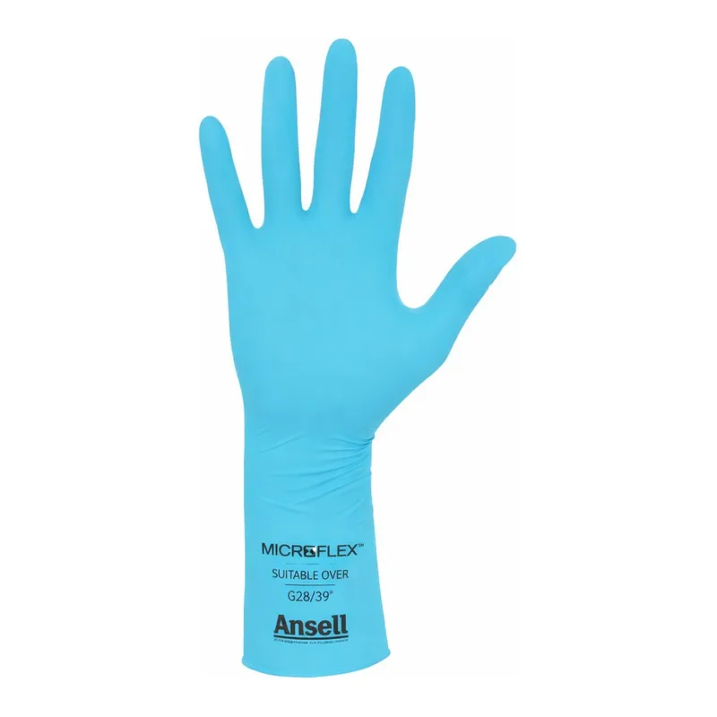 HALYARD PUREZERO* Cleanroom Gloves HG5 Blue Non Sterile Nitrile Gloves