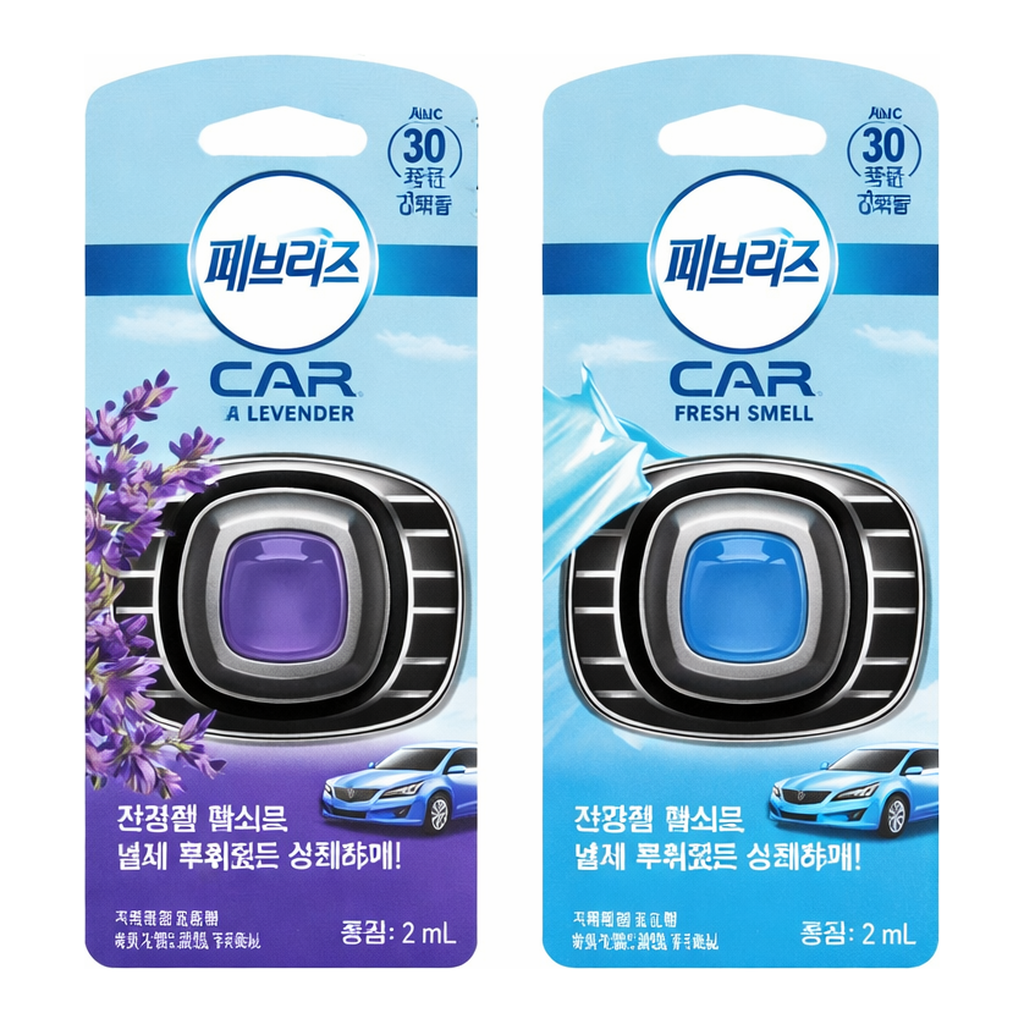 Daihan Science Febreze Stationary Deodorant, 2㎖ & 5.5㎖For Vehicle- & Restroom-type, 실내 탈취제, 차량