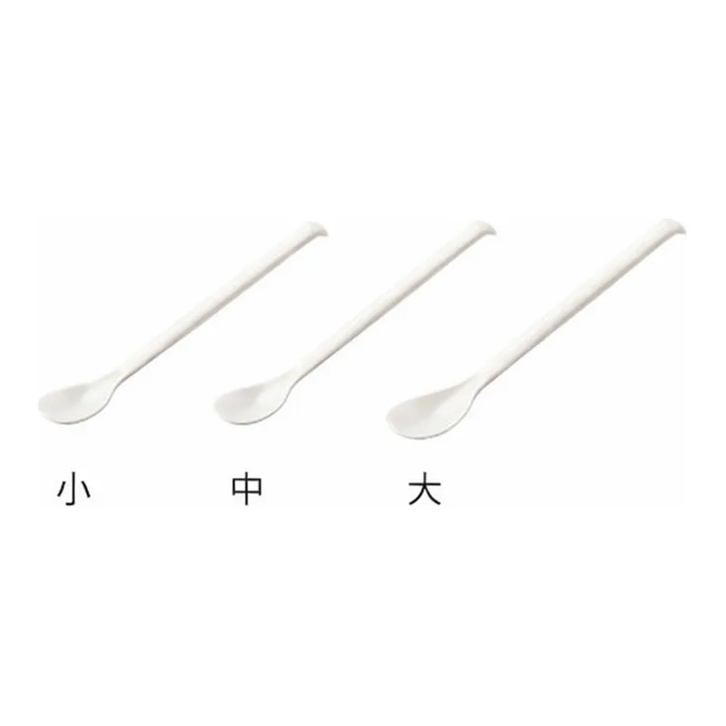 AS ONE White Plastic Spoon SCC Small 10pcs Included