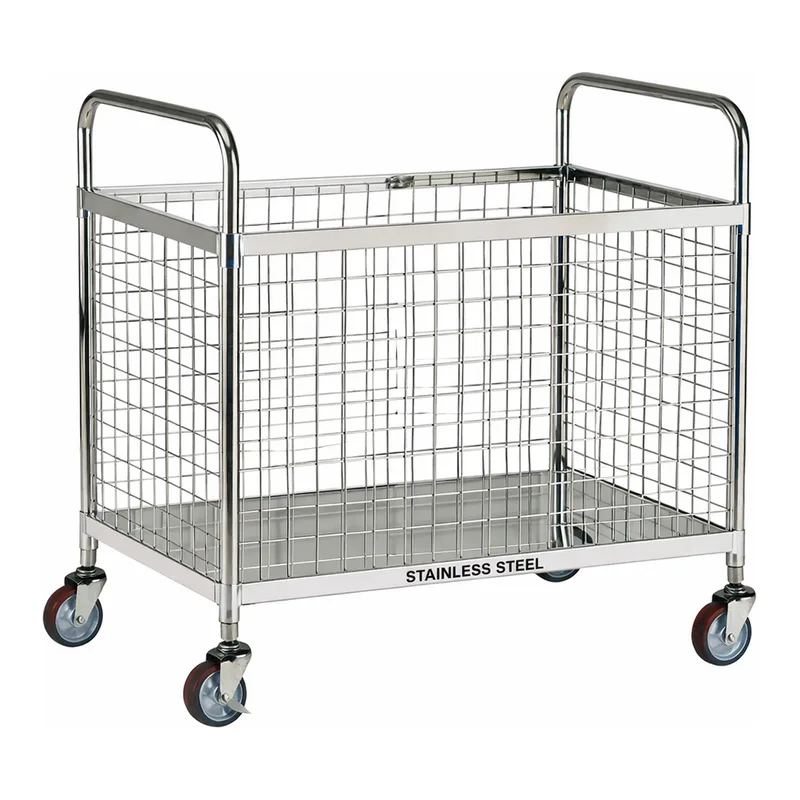 AS ONE Stainless steel Wagon with wire mesh, 와이어 메시형 스테인리스 왜건