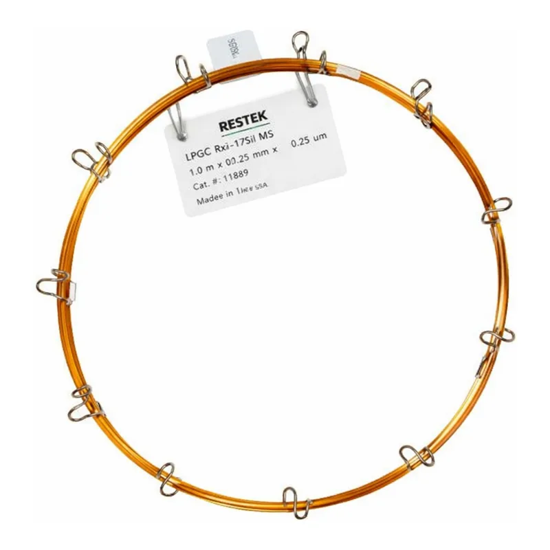 Restek LPGC Rxi-17Sil MS, includes Rxi-17Sil MS 10m 0.32mm 0.25um w/5m 0.15mm ID Rxi Restrictor c