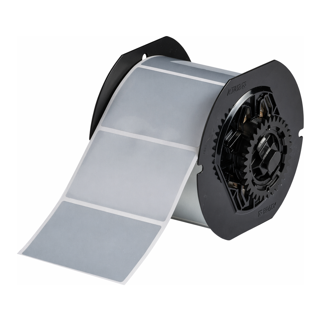 Brady Metalized Solvent Resistant Matte Gray Polyester Labels for B33 Printers