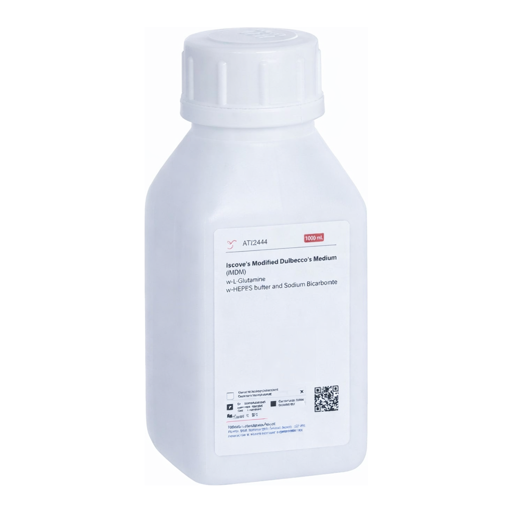 Himedia Iscove`s Modified Dulbecco`s Medium (IMDM) w/ L-Glutamine and 25mM HEPES buffer w/o Sodium bicarbonate